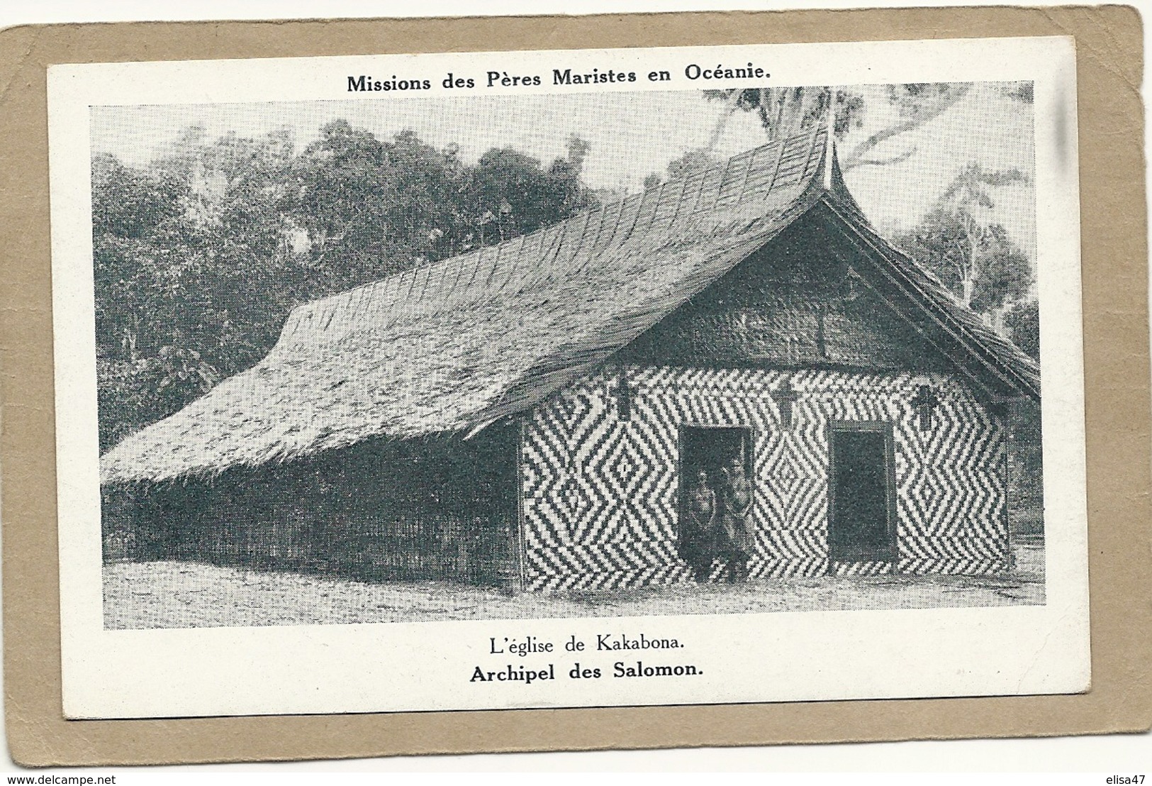 SALOMON   L EGLISE DE KAKABONA - Solomon Islands