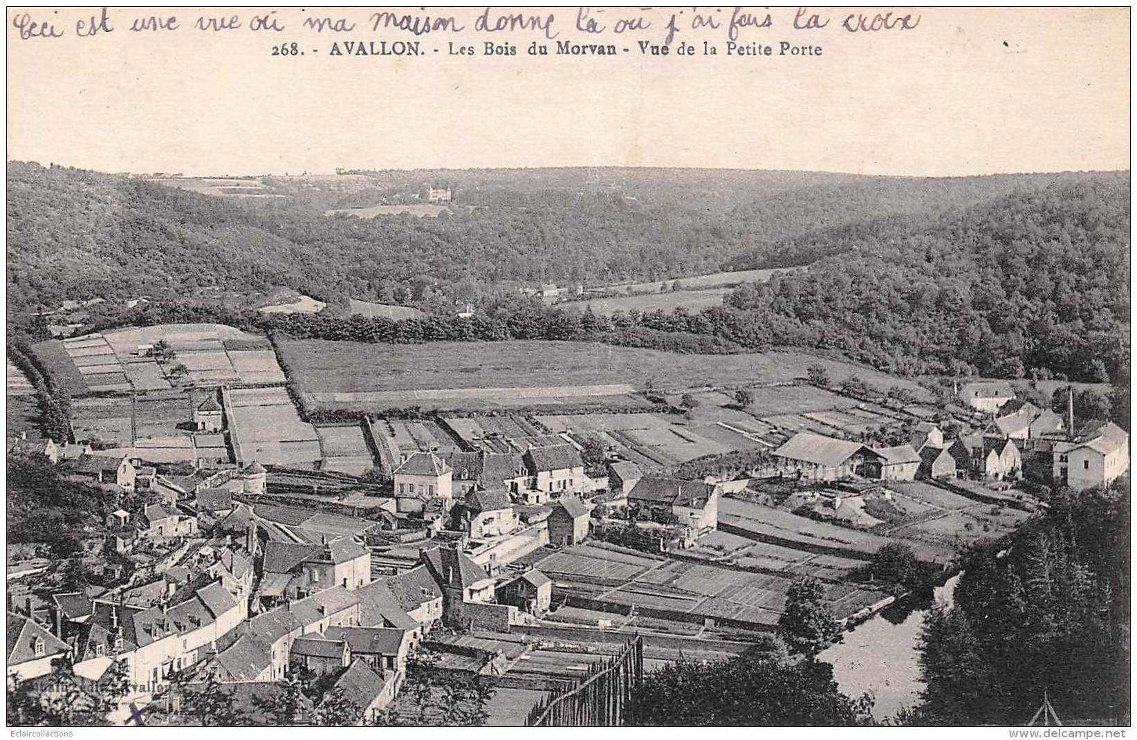 Avallon      89       Le Bois Du Morvan   - Pli -          (voir Scan) - Avallon