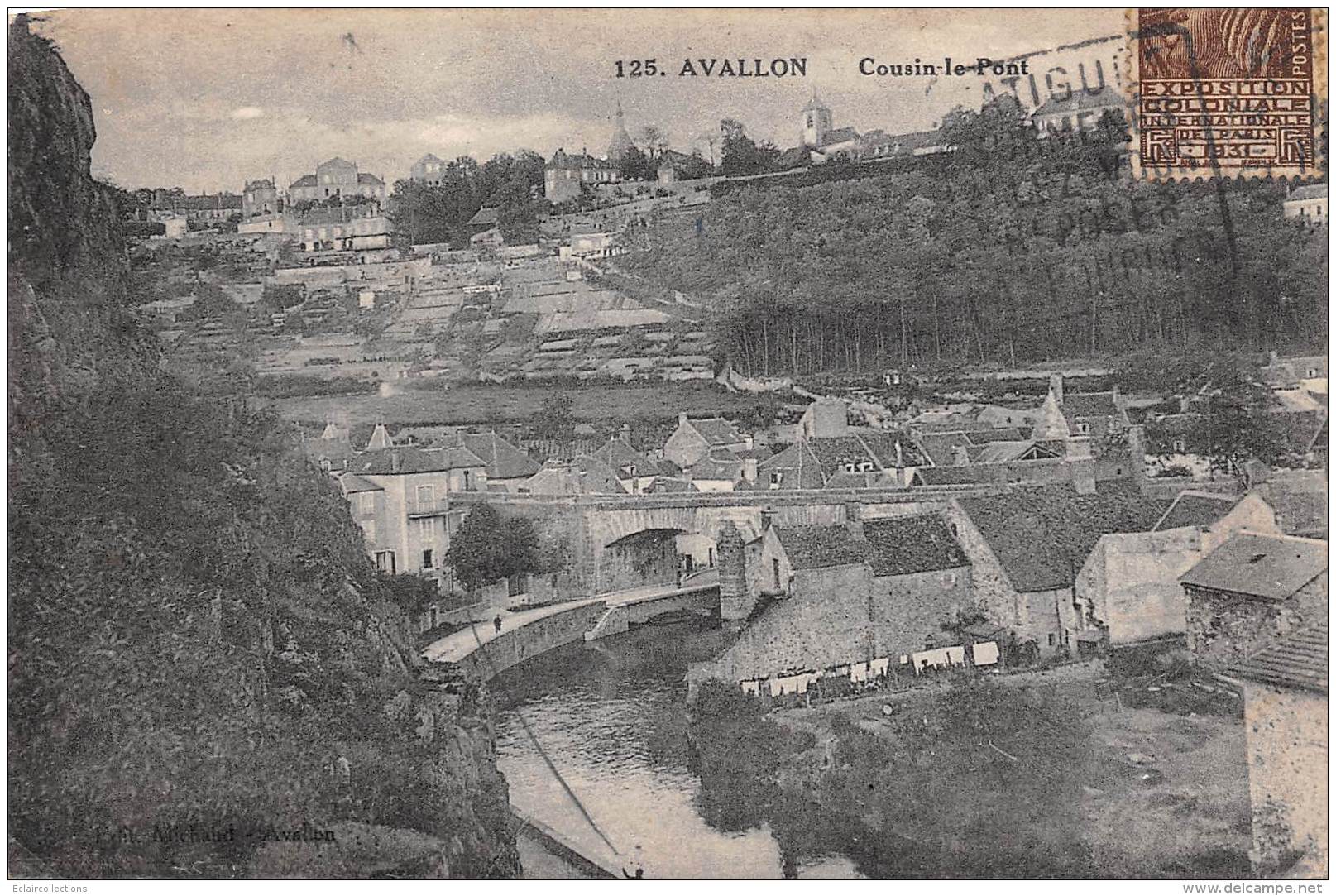 Avallon      89      Cousin Le Pont      (voir Scan) - Avallon