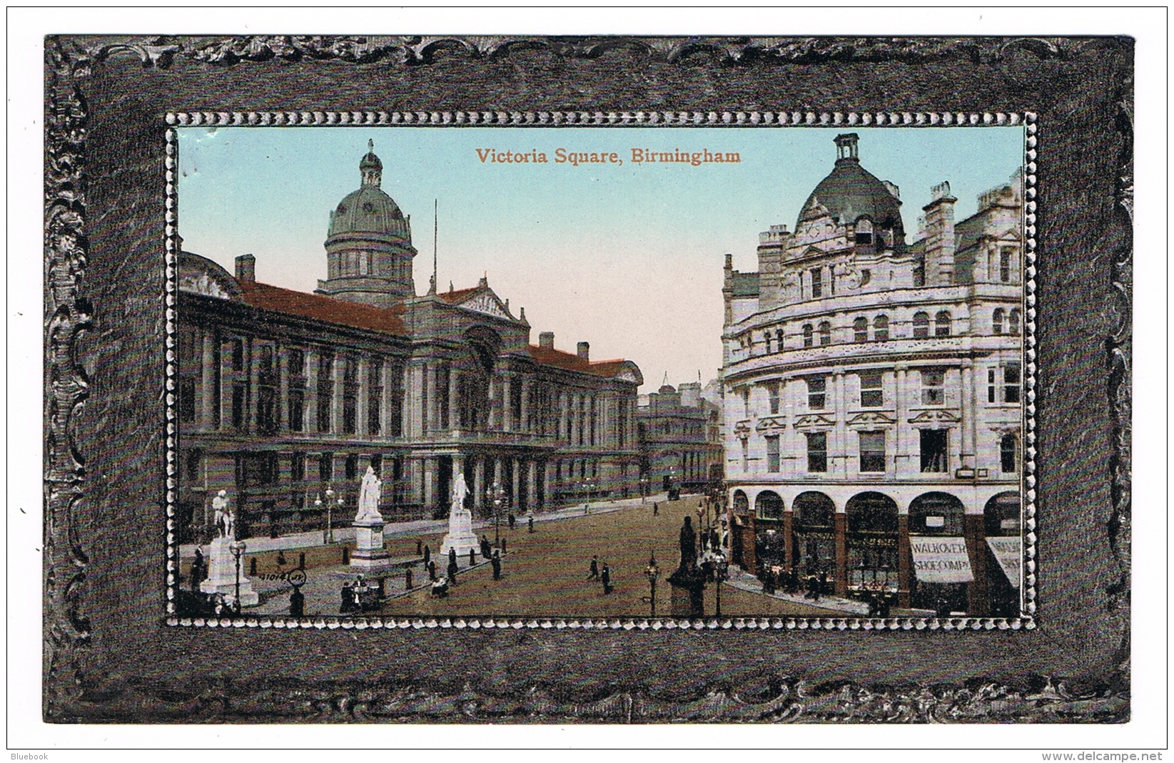 RB 1142 -  1911 Postcard - Victoria Square &amp; Statues Birmingham Warwickshire - Birmingham