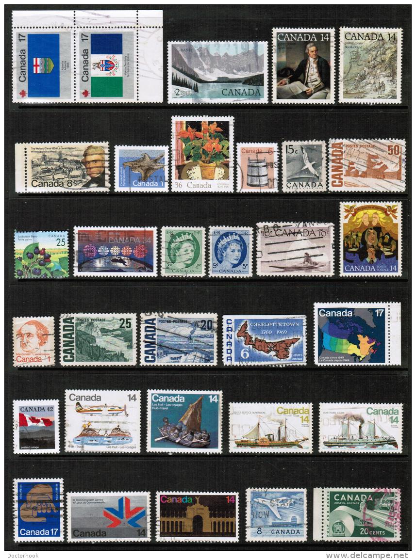 CANADA---Collection Of USED DL-274 - Collections (without Album)