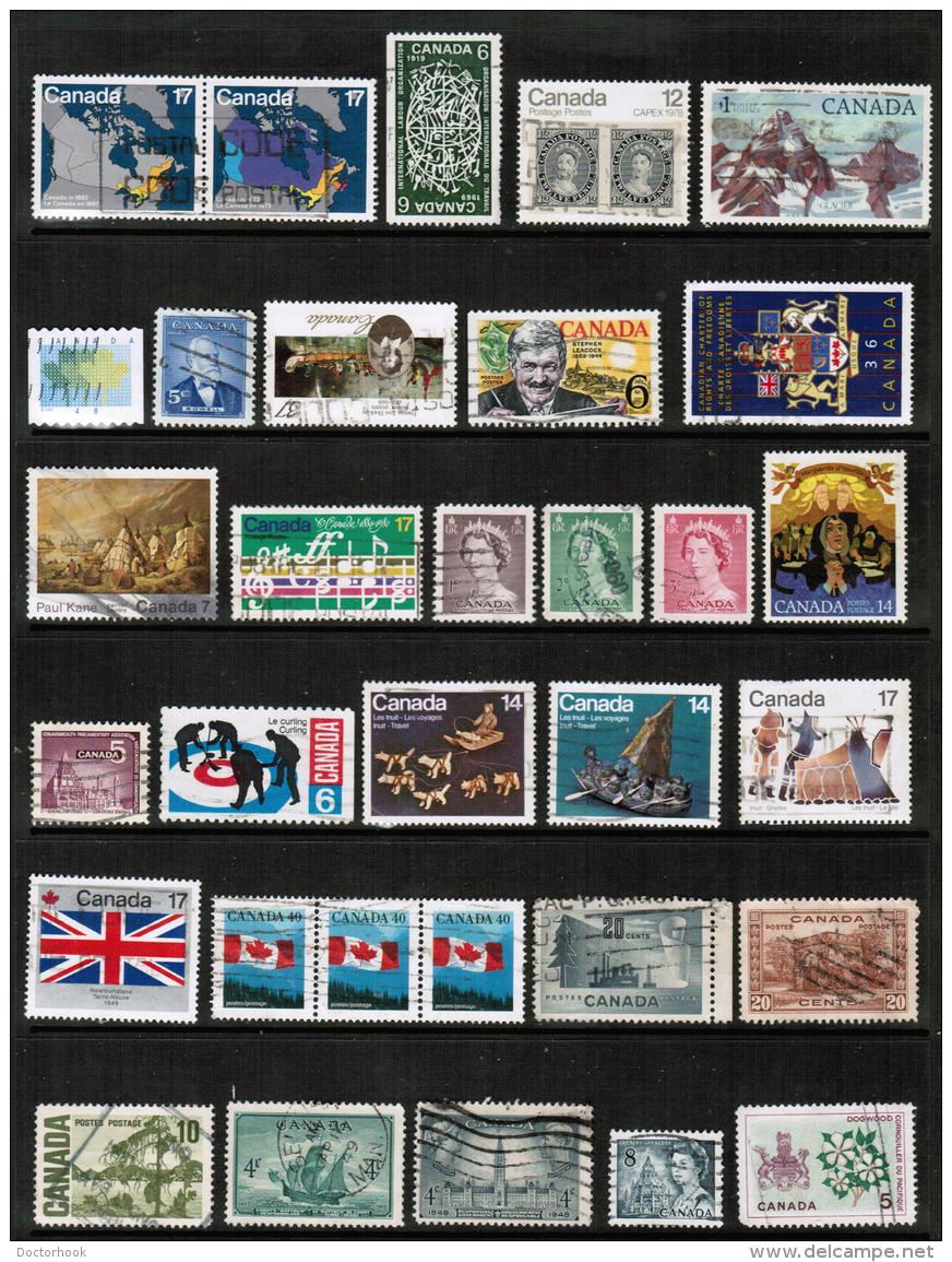 CANADA---Collection Of USED DL-276 - Collections (without Album)