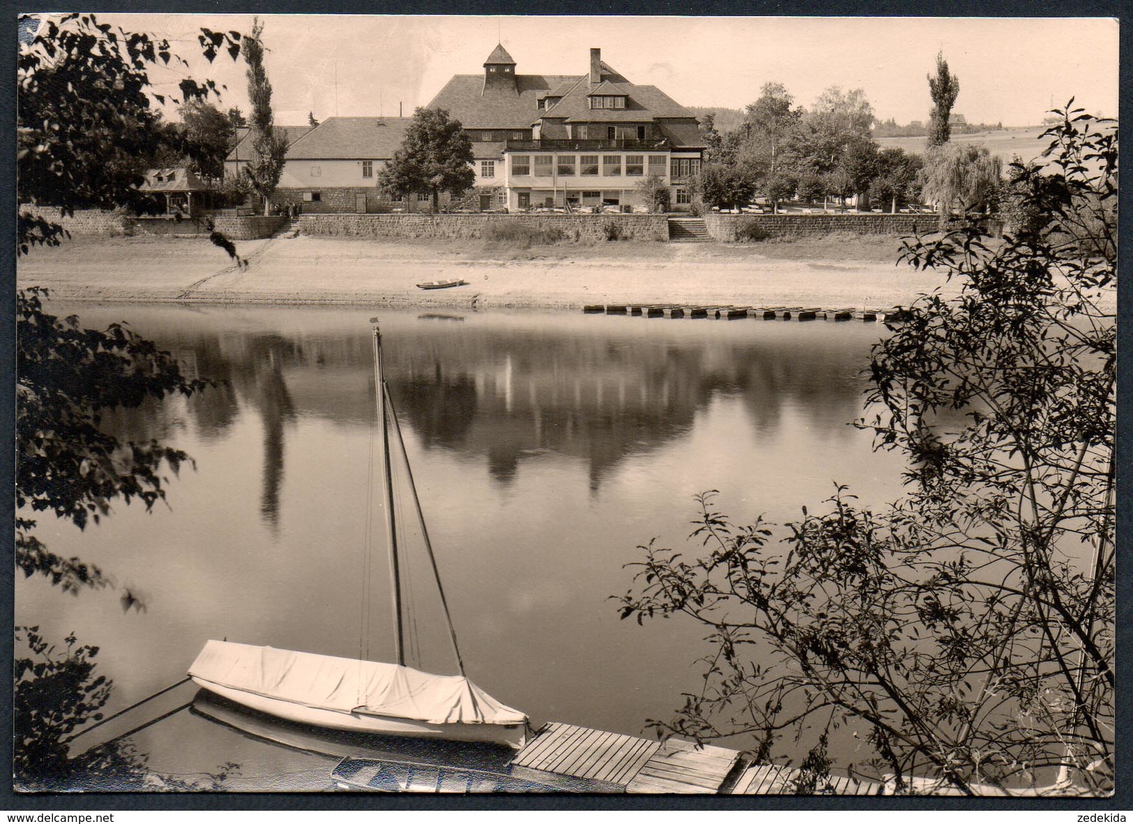 9765 - Alte Foto Ansichtskarte - HO Hotel - Gaststätte Haus Seeblick Paulsdorf - Gel 1964 - Hanich - Dippoldiswalde