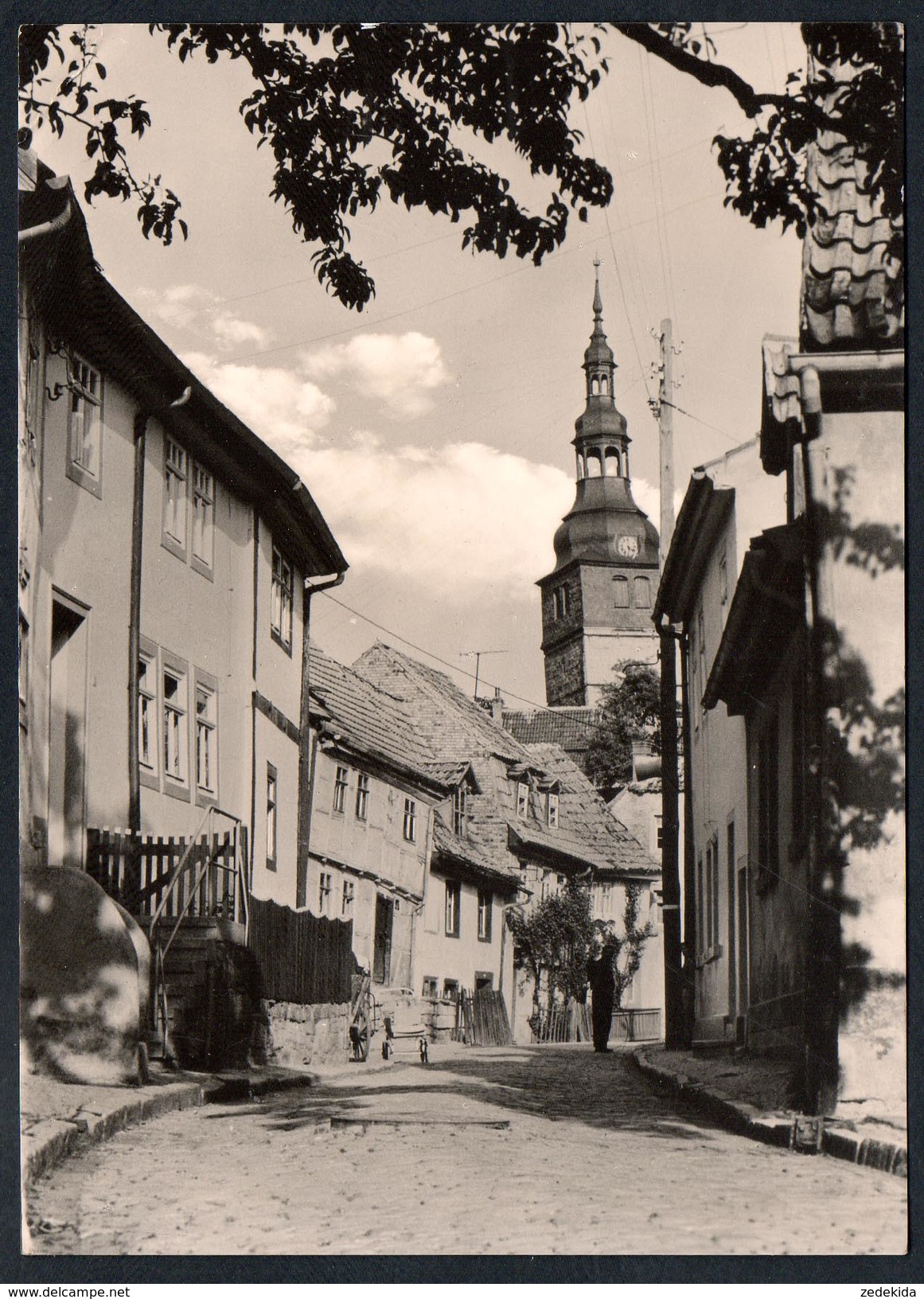 9775 - Alte Foto Ansichtskarte - Bad Frankenhausen - Oberkirchgasse - Pingel - N. Gel - Bad Frankenhausen