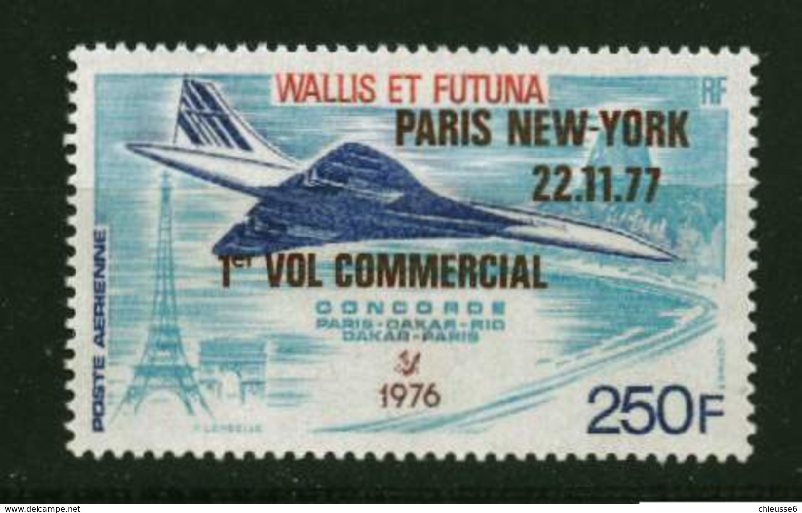 Wallis Et Futuna.*  PA N° 75  Concorde - Other & Unclassified