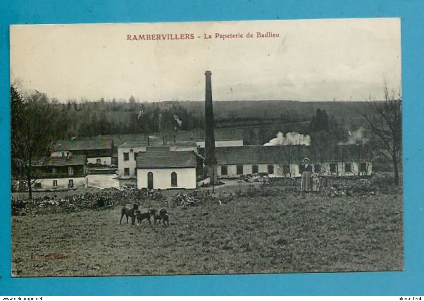CPA La Papeterie De Baldieu RAMBERVILLERS 88 - Rambervillers