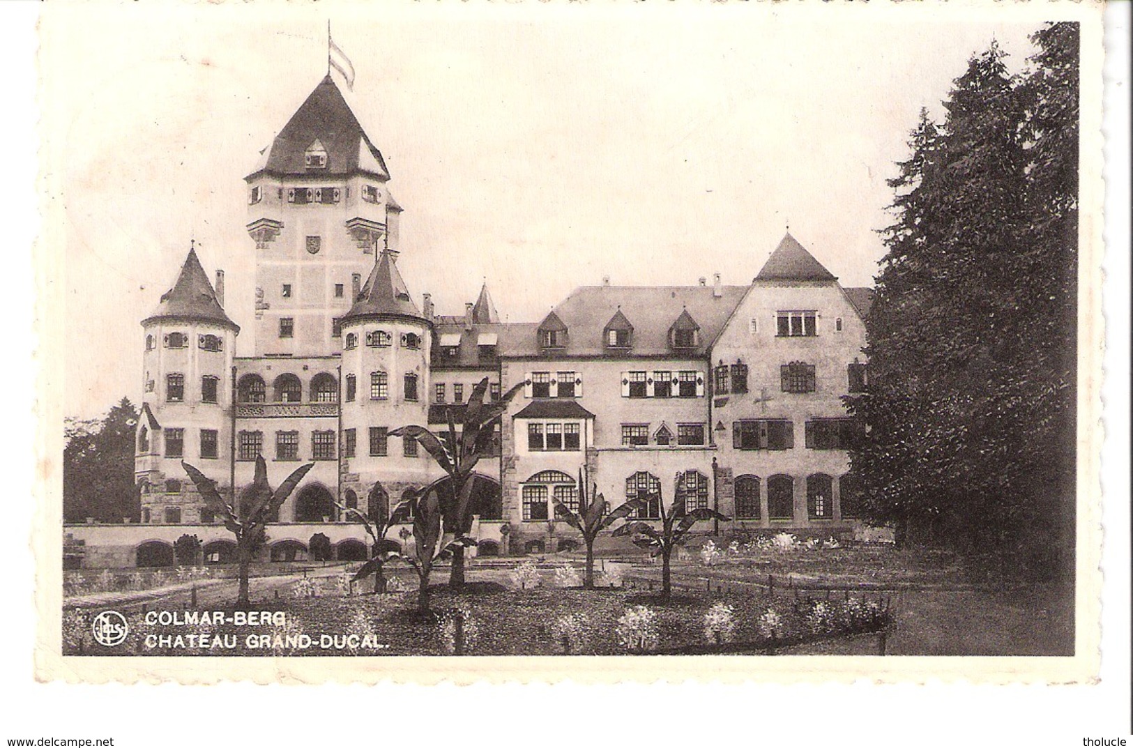 Grand-Duché De Luxembourg -Colmar-Berg-Chateau Grand-Ducal-écrite En 1930 (voir Scan) - Colmar – Berg