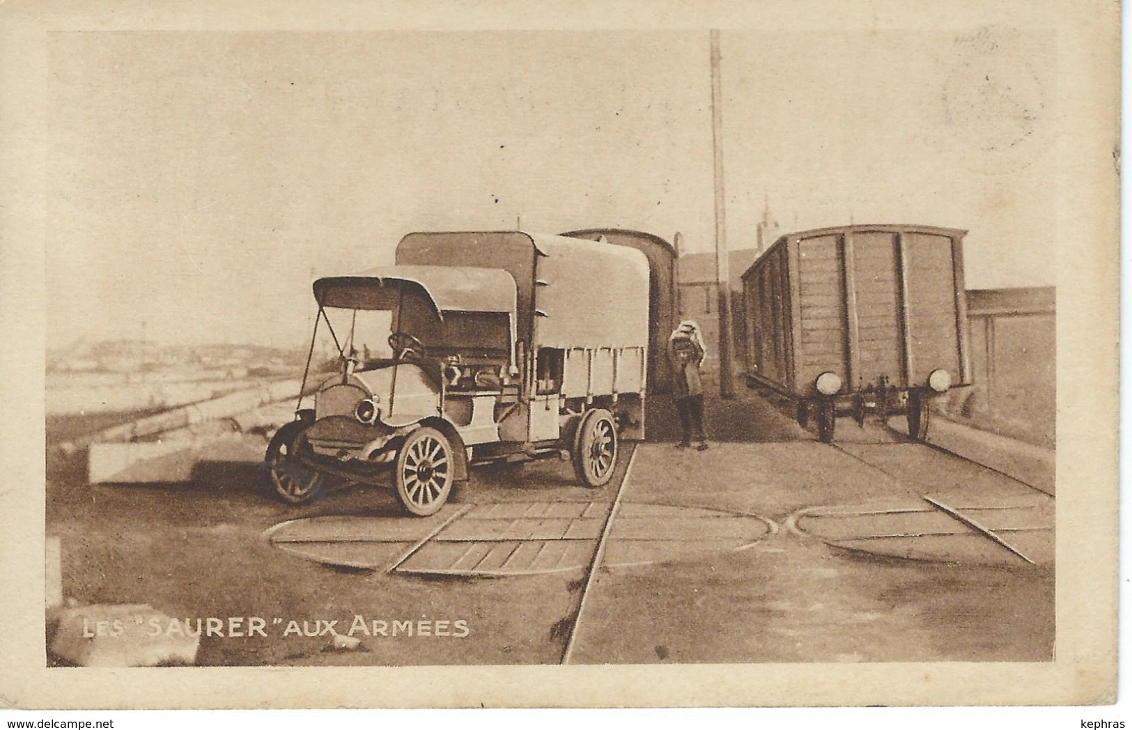 Les " SAURER " Aux Armées - Camion - Cachet De La Poste 1921 - Trucks, Vans &  Lorries