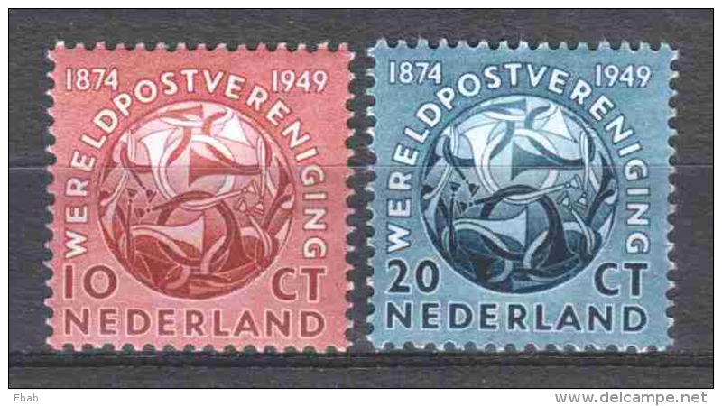 Netherlands 1949 NVPH 542-543 MNH UPU - Unused Stamps