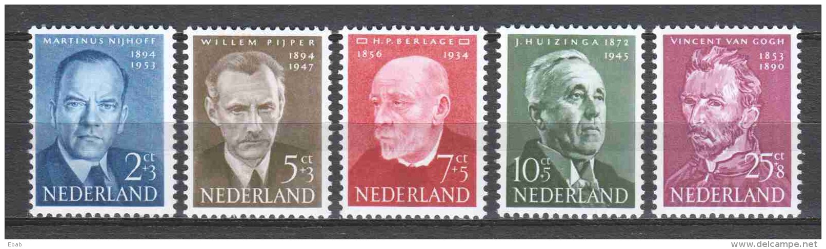 Netherlands 1954 NVPH 641-645 MNH - Ongebruikt