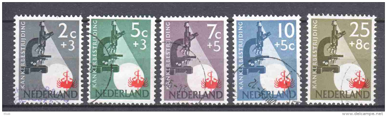 Netherlands 1955 NVPH 661-665 Canceled - Oblitérés