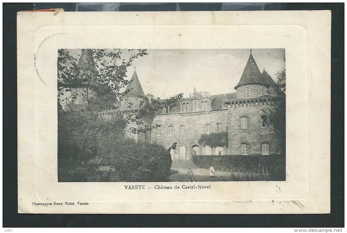 Varetz - Château De Castel Novel   Obf0531 - Other & Unclassified