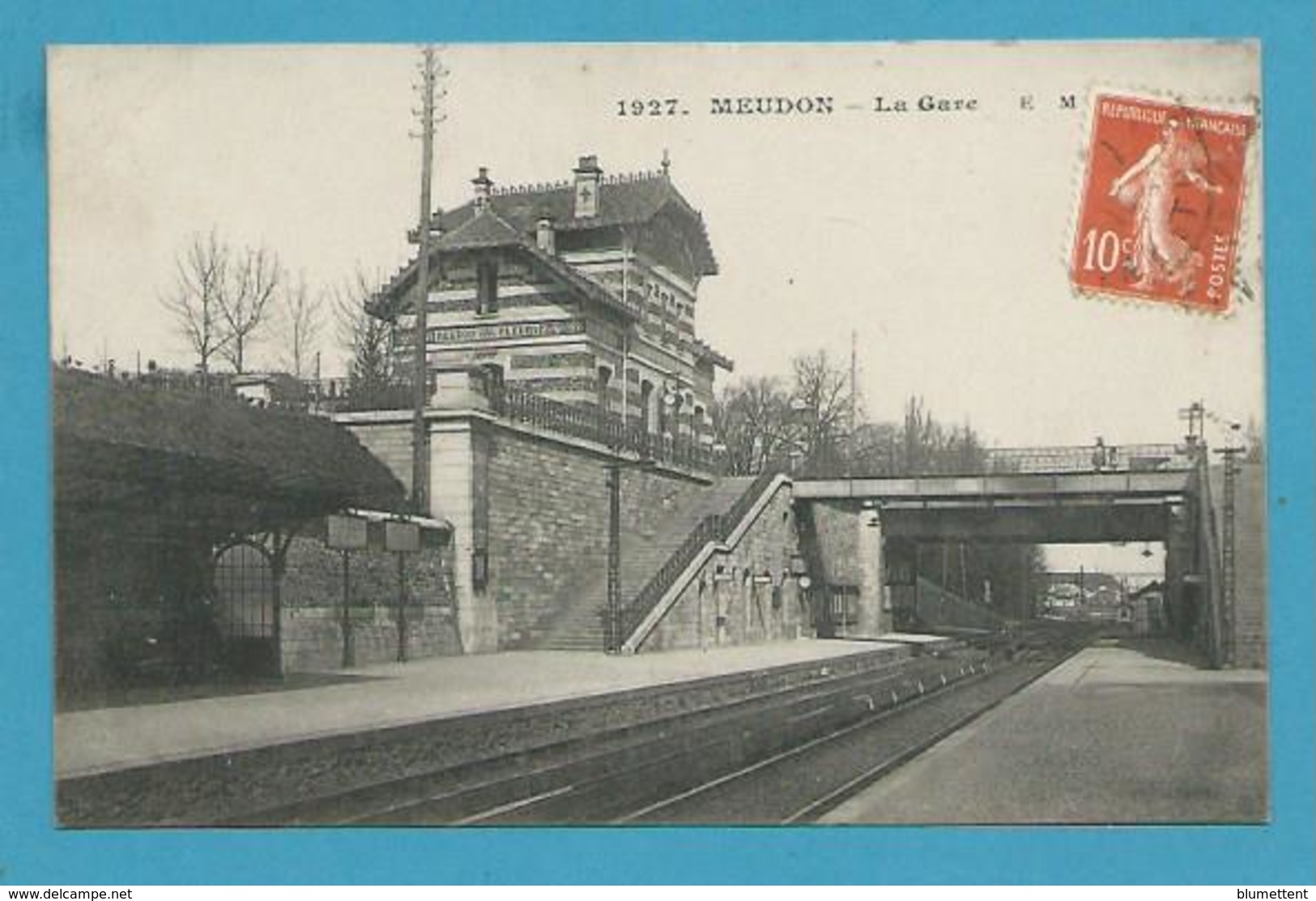 CPA1927 - Chemin De Fer La Gare MEUDON 92 - Meudon