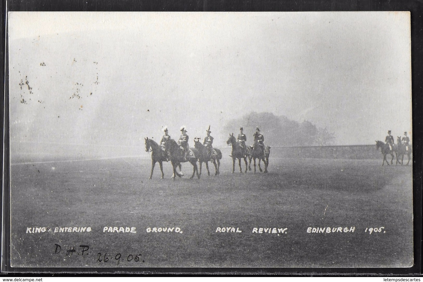 CPA ECOSSE - Edinburgh, King Entering Parade Ground - 1906 - Midlothian/ Edinburgh