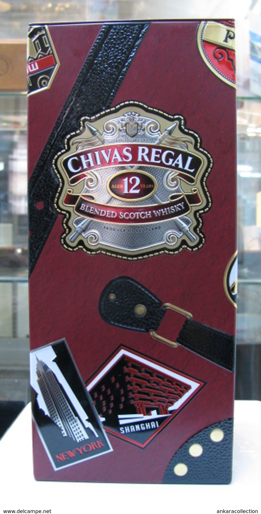 AC - CHIVAS REGAL BLENDED SCOTCH WHISKY EMPTY TIN BOX BLIK LIMITED EDITION # 3 FROM TURKEY - Cannettes