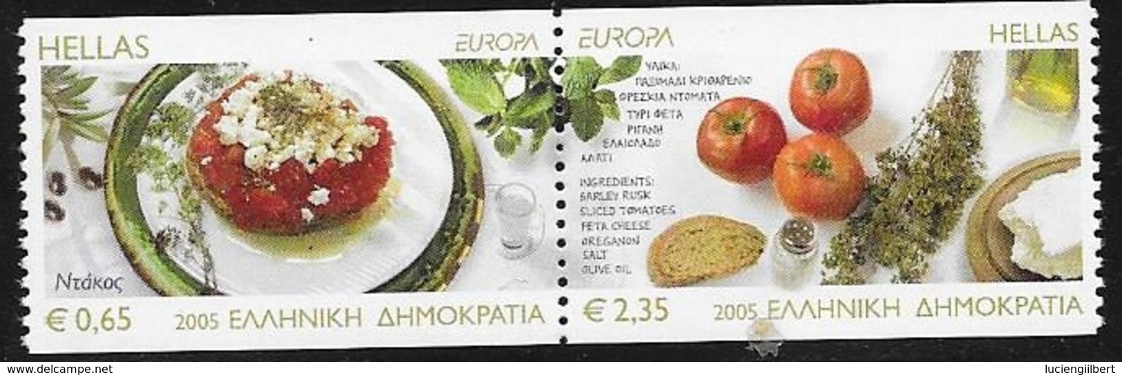 N° 2268 / 2269   EUROPA GRECE  - NEUF  -  2005 - Unused Stamps