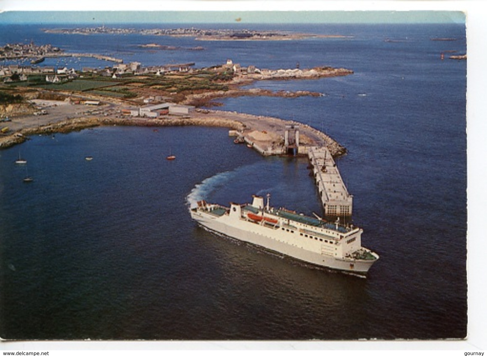 Roscoff : Le Prince De Bretagne Traversée Roscoff Plymoutn (aerienne N°30 Artaud) - Ferries