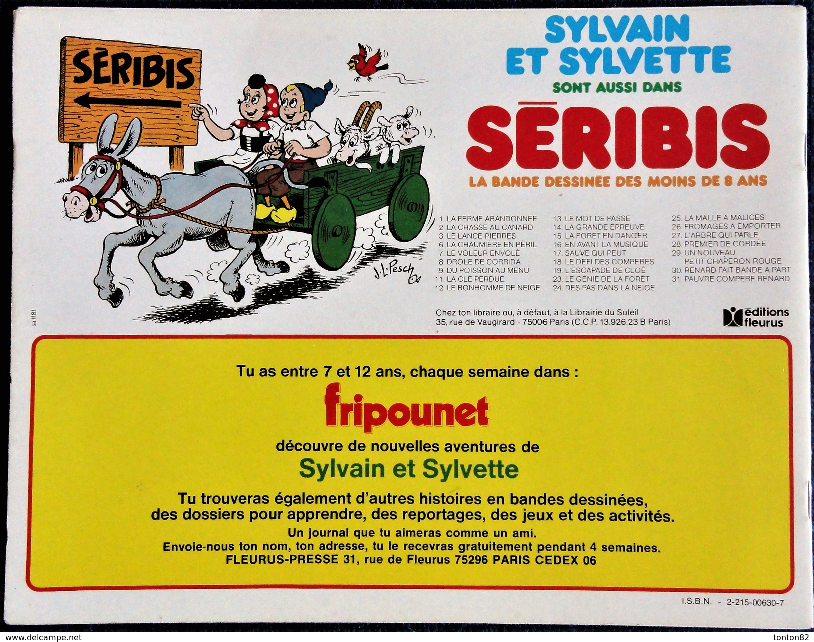 Sylvain Et Sylvette - N° 22 -  " L' Accident  " - Éditions Fleurus - ( 1984 ) . - Sylvain Et Sylvette