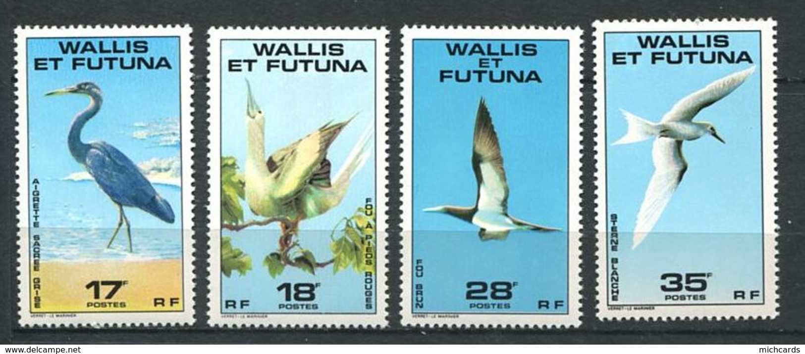 187 WALLIS Et FUTUNA 1978 - Yvert 217/20 - Oiseau - Neuf ** (MNH) Sans Trace De Charniere - Unused Stamps