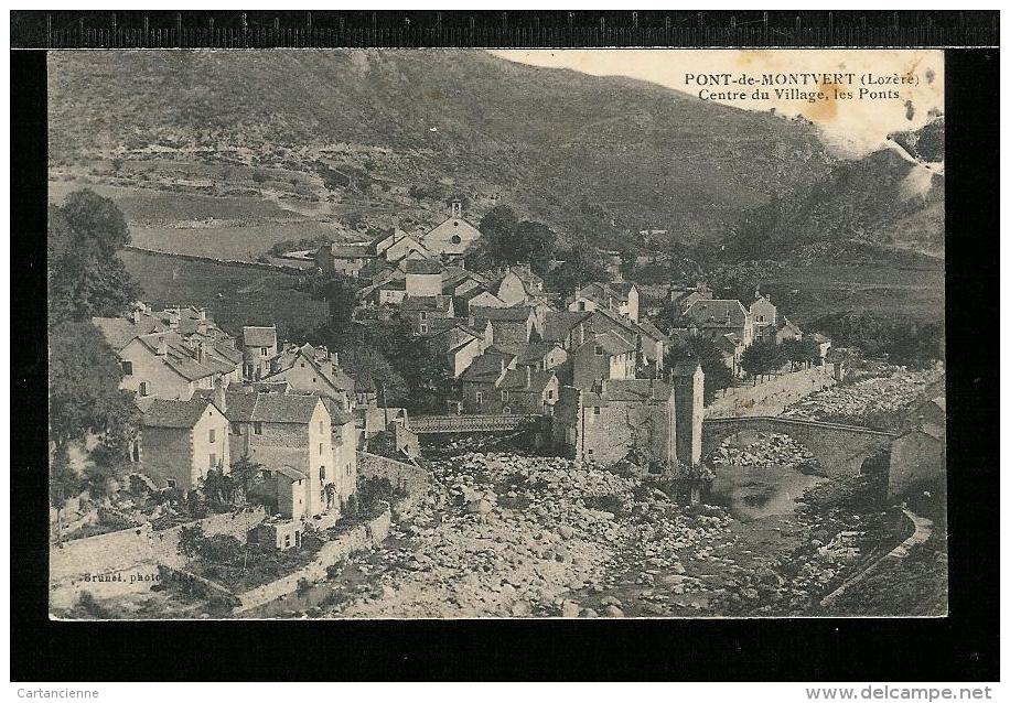 PONT DE MONVERT - Centre Du Village - Les Ponts - Le Pont De Montvert