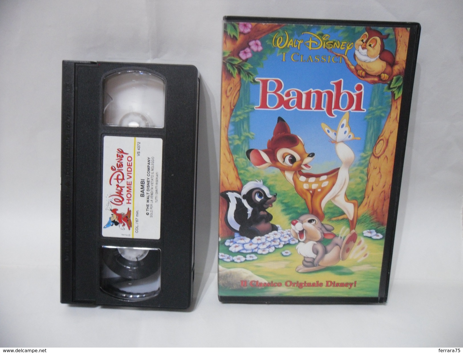 VHS WALT DISNEY I CALSSICI BAMBI. - Dessins Animés