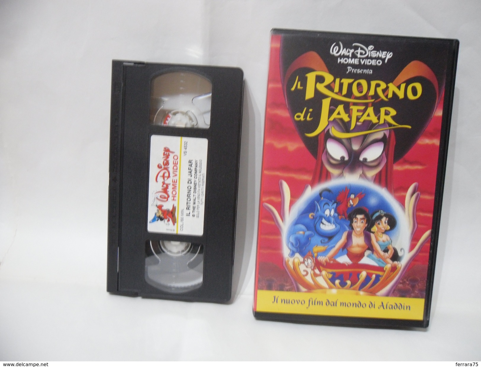 VHS WALT DISNEY I CLASSICI IL RITORNO DI JAFAR. - Dibujos Animados