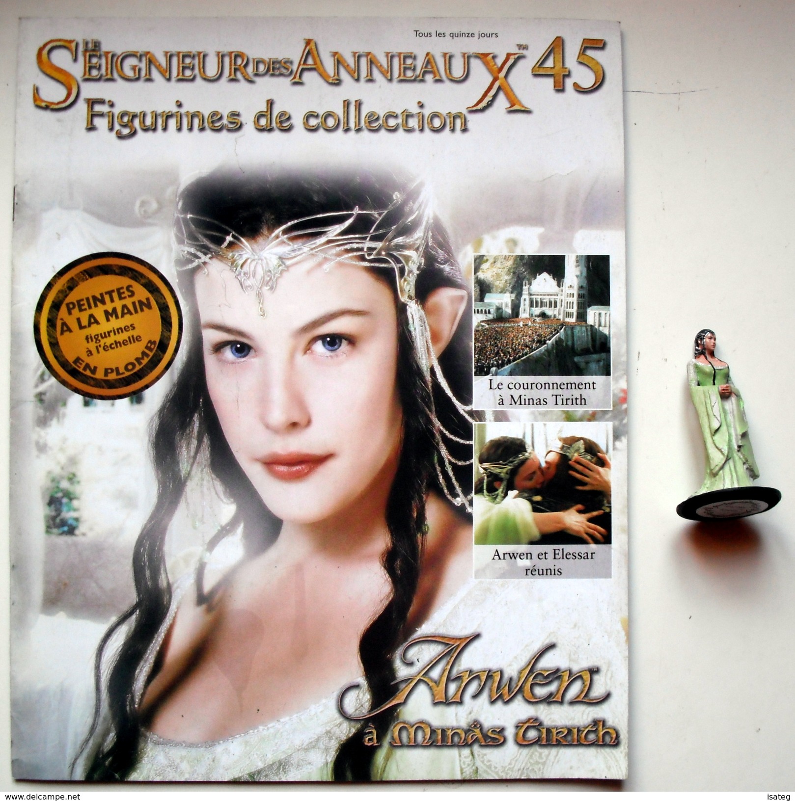 Figurine Le Seigneur Des Anneaux N°45 / Arwen à Minas Tirith - Lord Of The Rings