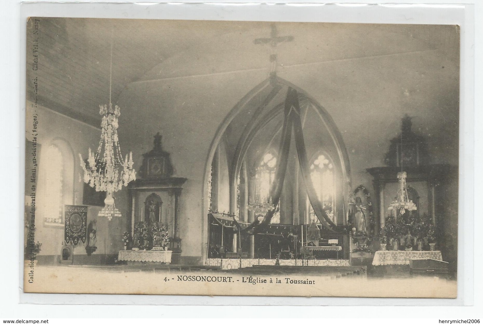 88 - Vosges - Nossoncourt L'église De La Toussaint 1915 - Other & Unclassified