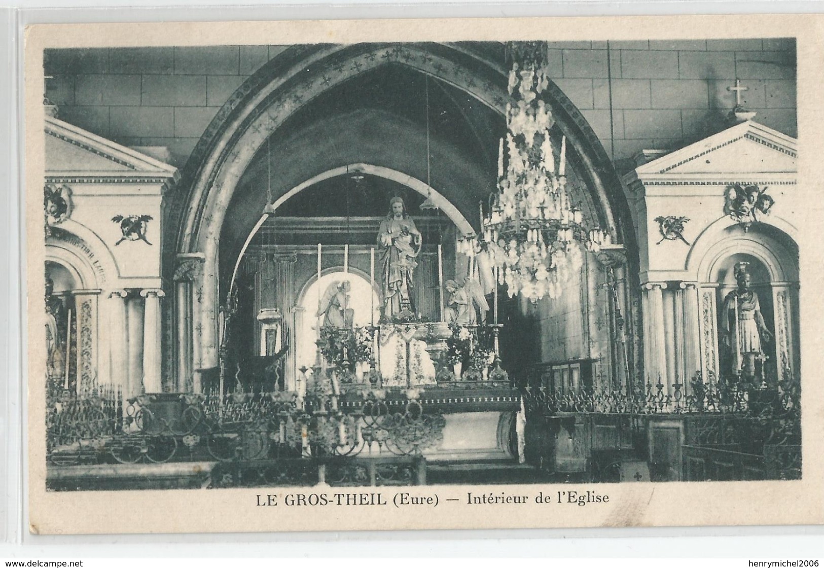 Eure - 27 - Le Gros Theil Intérieur De L'église Ed Durieu Le Neubourg - Sonstige & Ohne Zuordnung