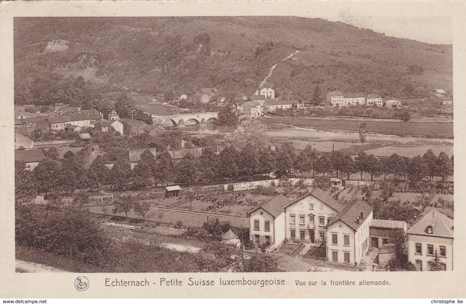 Echternach Petite Suisse Luxembourgeoise, Vue Sur La Frontière Allemande (31941) - Echternach