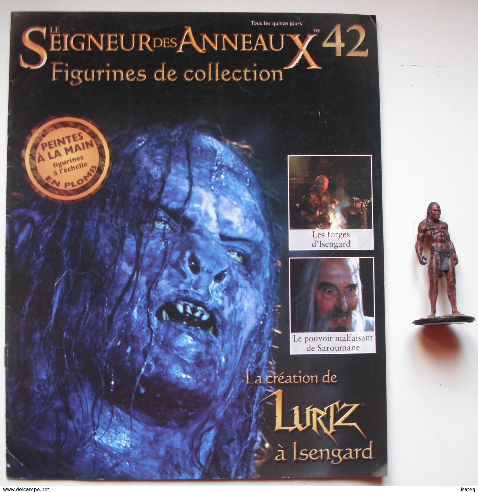 Figurine Le Seigneur Des Anneaux N°42 / Lurtz à Isengard - Le Seigneur Des Anneaux