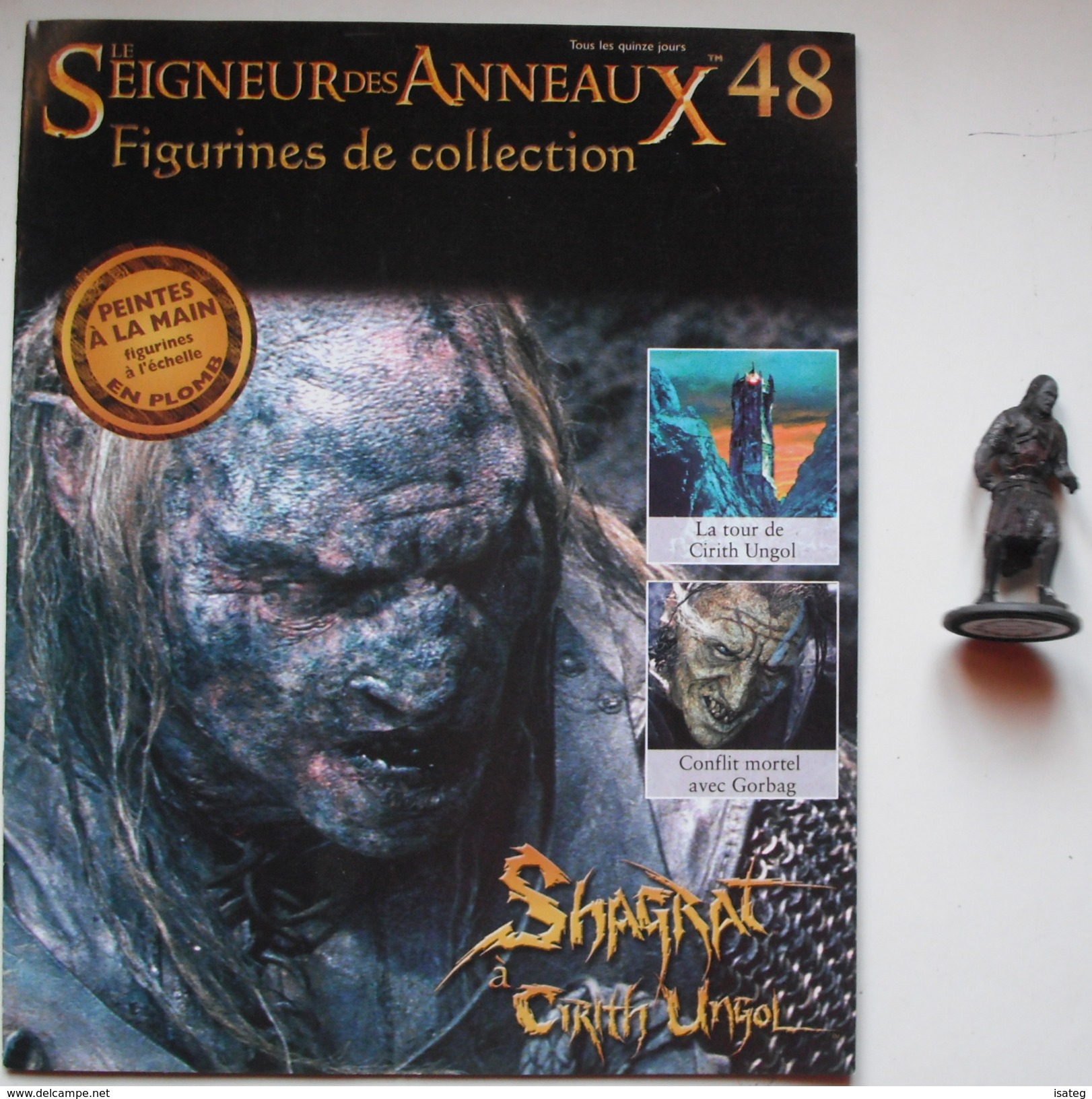 Figurine Le Seigneur Des Anneaux N°48 / Shagrat à Cirith Ungol - Lord Of The Rings