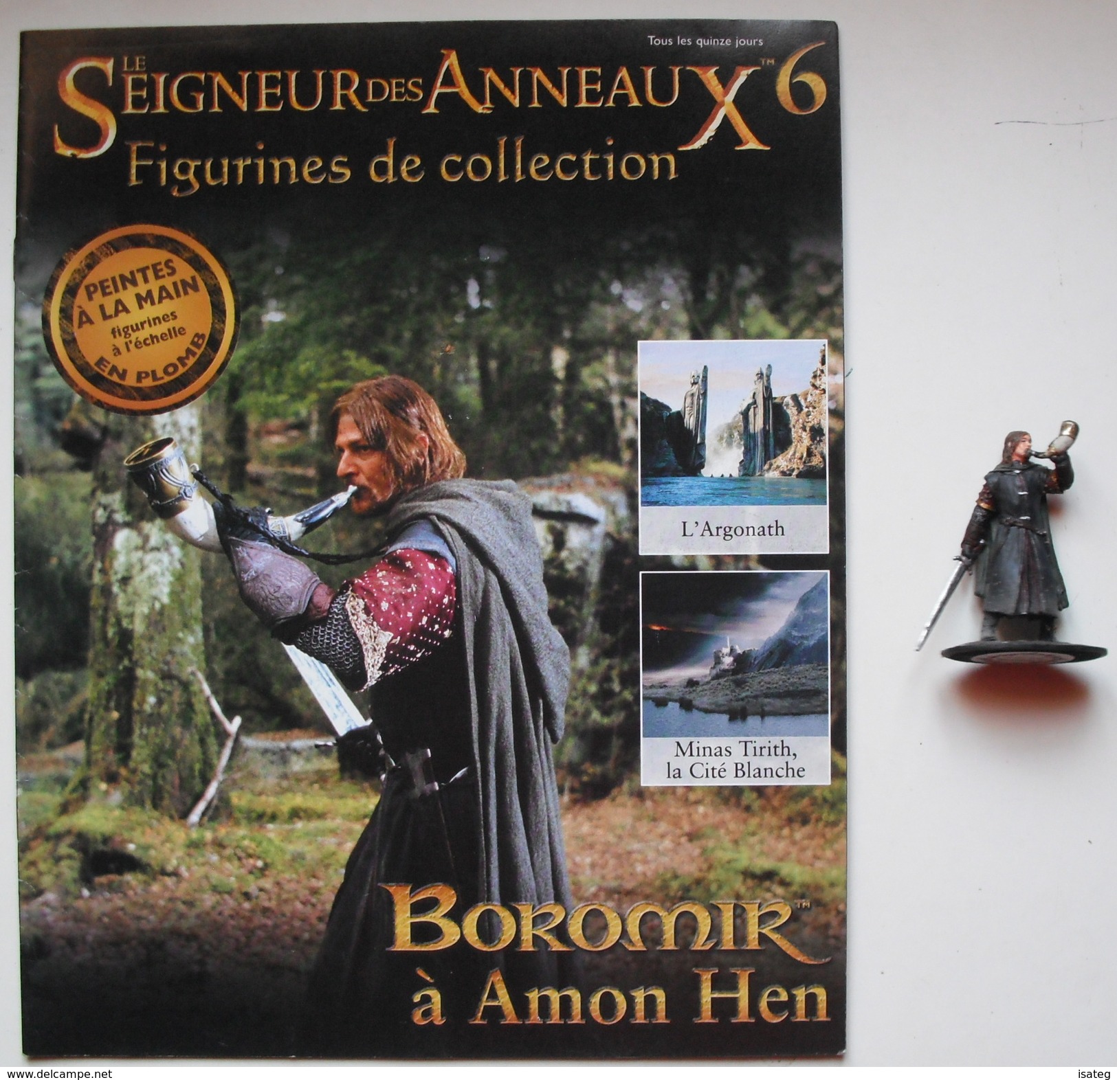 Figurine Le Seigneur Des Anneaux N°6 / Boromir à Amon Hen - Lord Of The Rings