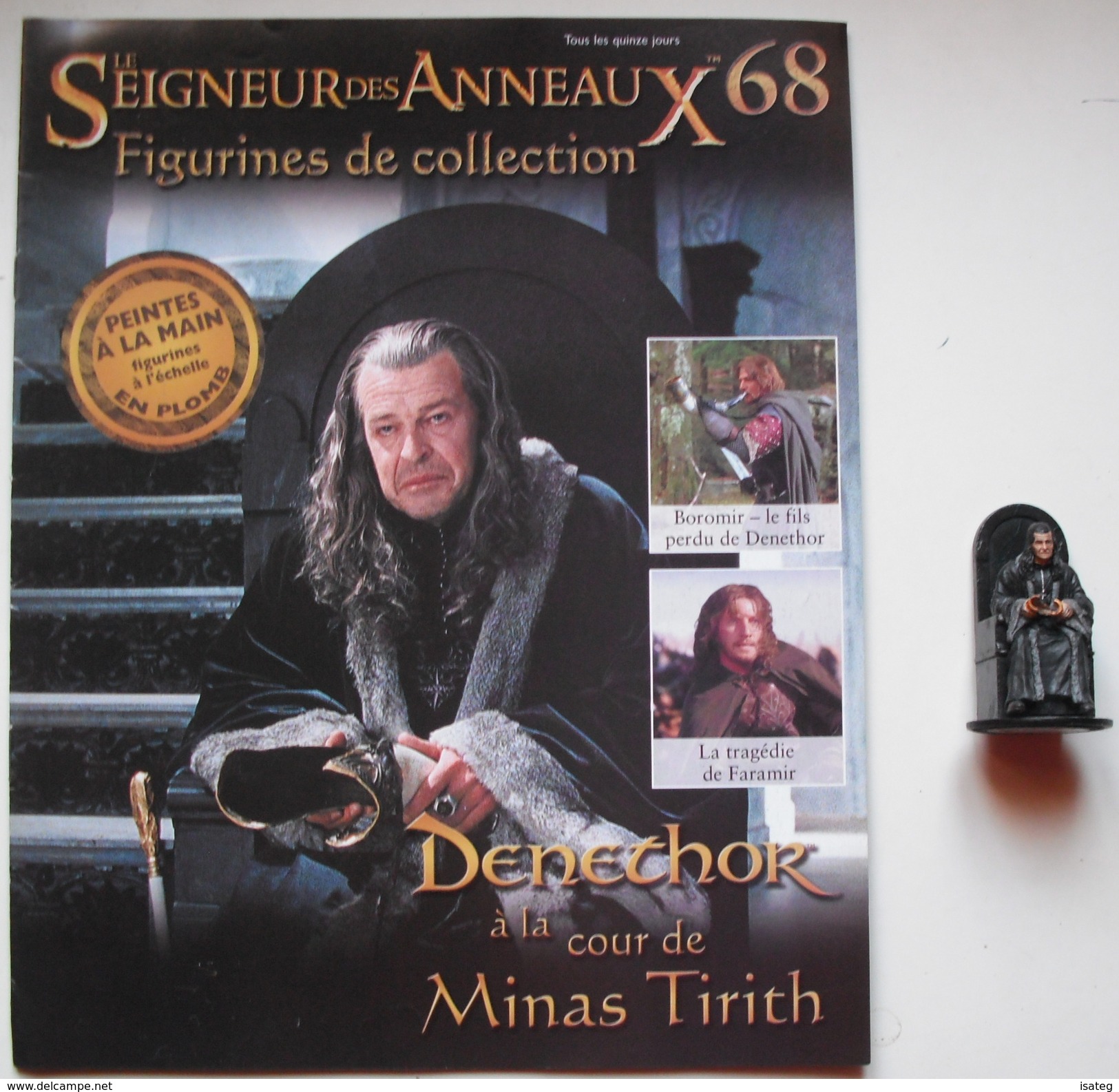 Figurine Le Seigneur Des Anneaux N°68 / Denethor à La Cour De Minas Tirith - Herr Der Ringe