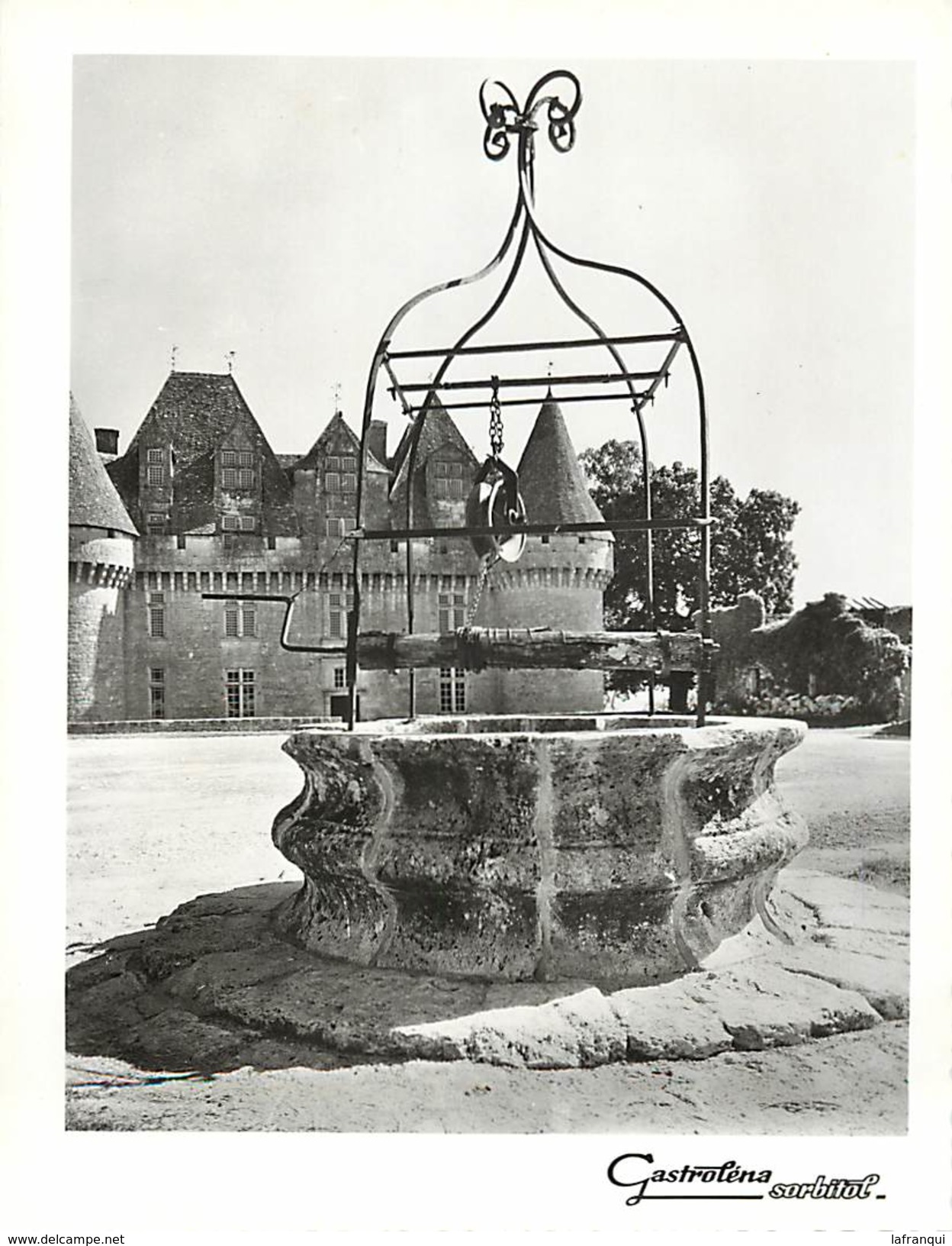 A147- Dordogne -le Chateau Montbazillac - Publicité Santé Laboratoires - Dimension : 18cms X 14cms -carte Bon Etat - - Autres & Non Classés