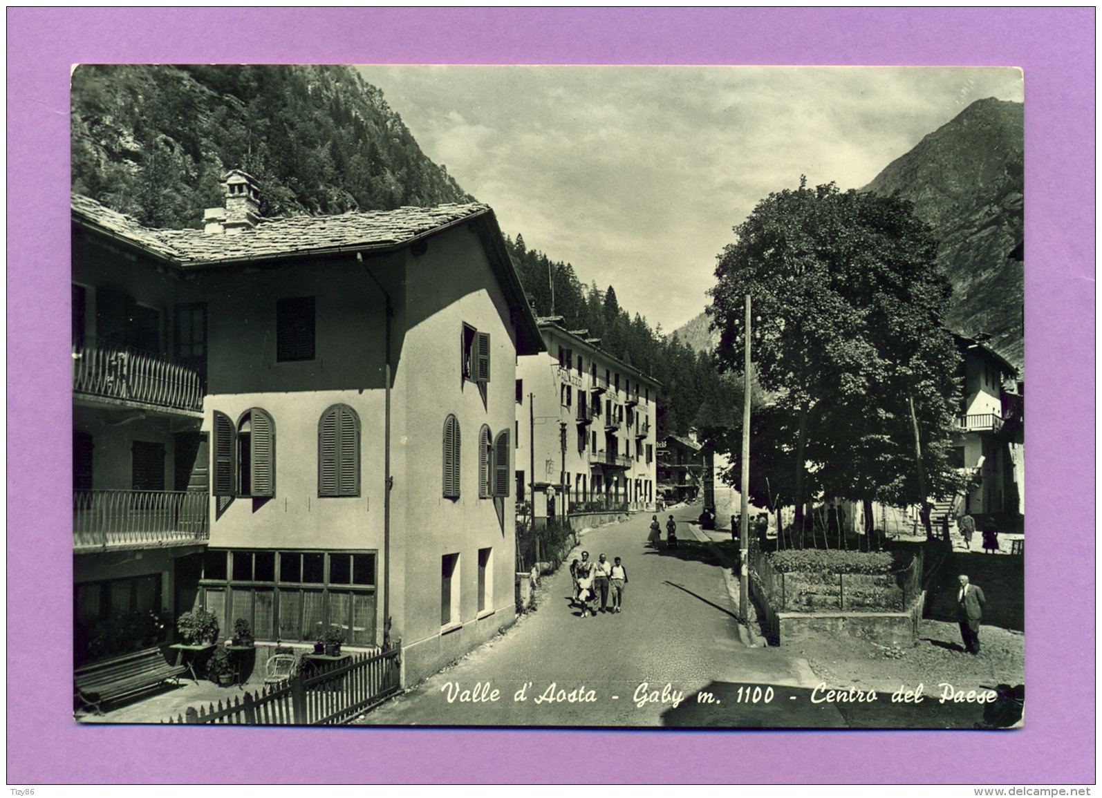 Valle D'Aosta - Gaby - Centro Del Paese - Altri & Non Classificati