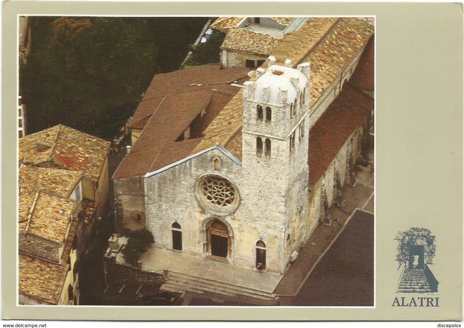 T2025 Alatri (Frosinone) - Chiesa Collegiata Di Santa Maria Maggiore - Panorama Aereo Vista Aerea / Non Viaggiata - Altri & Non Classificati