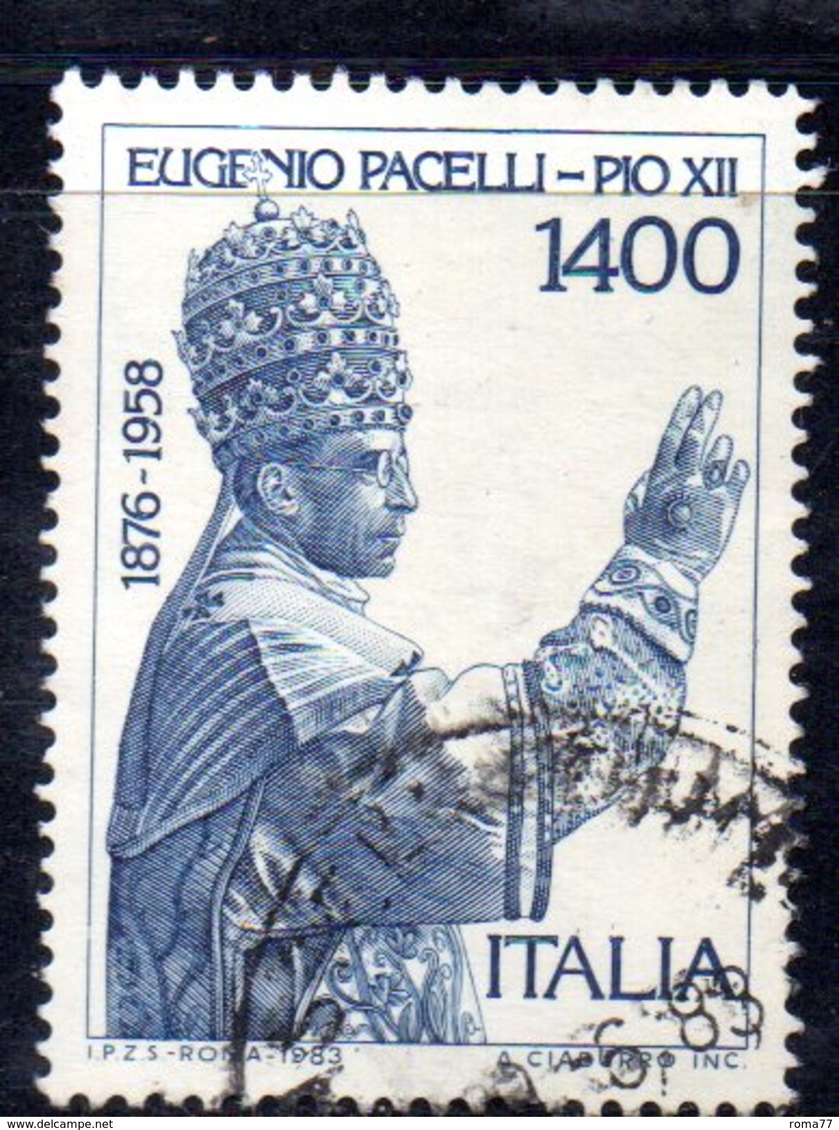 XP1682 - REPUBBLICA 1983, Serie Usata . PIO XII - 1981-90: Afgestempeld