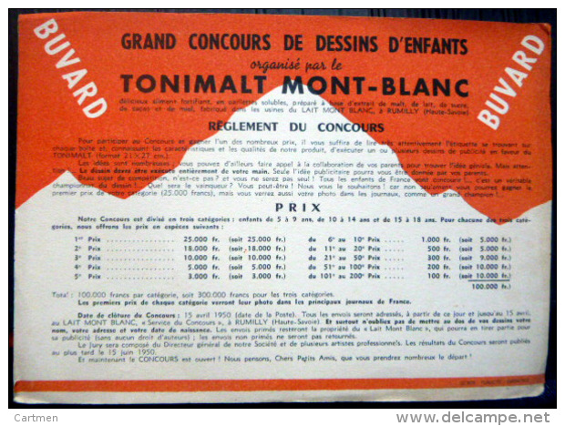 BUVARD  ANCIEN  74 RUMILLY   LAIT TONIMALT MONT BLANC - Produits Laitiers