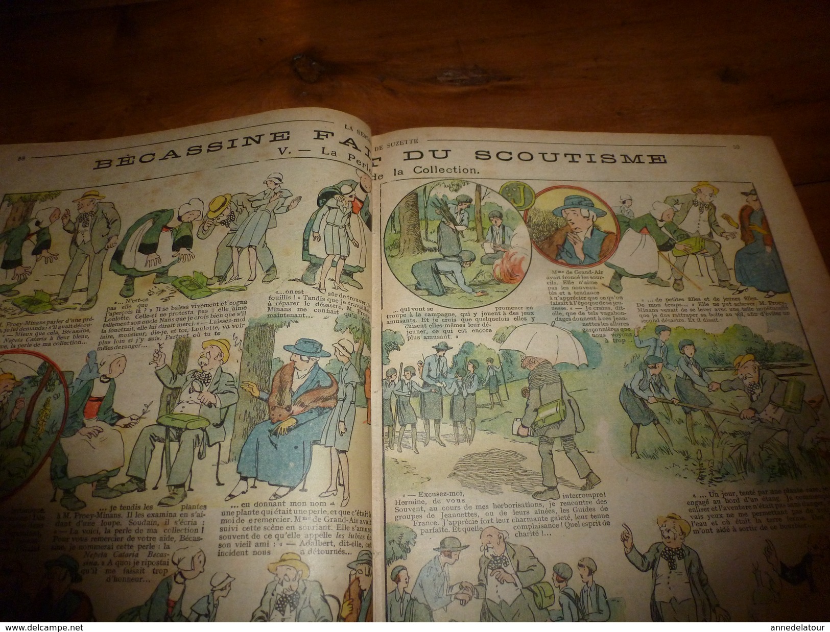 1931 LSDS  Bécassine Fait Du Scoutisme  (La Perle De La Collection); Etc - La Semaine De Suzette