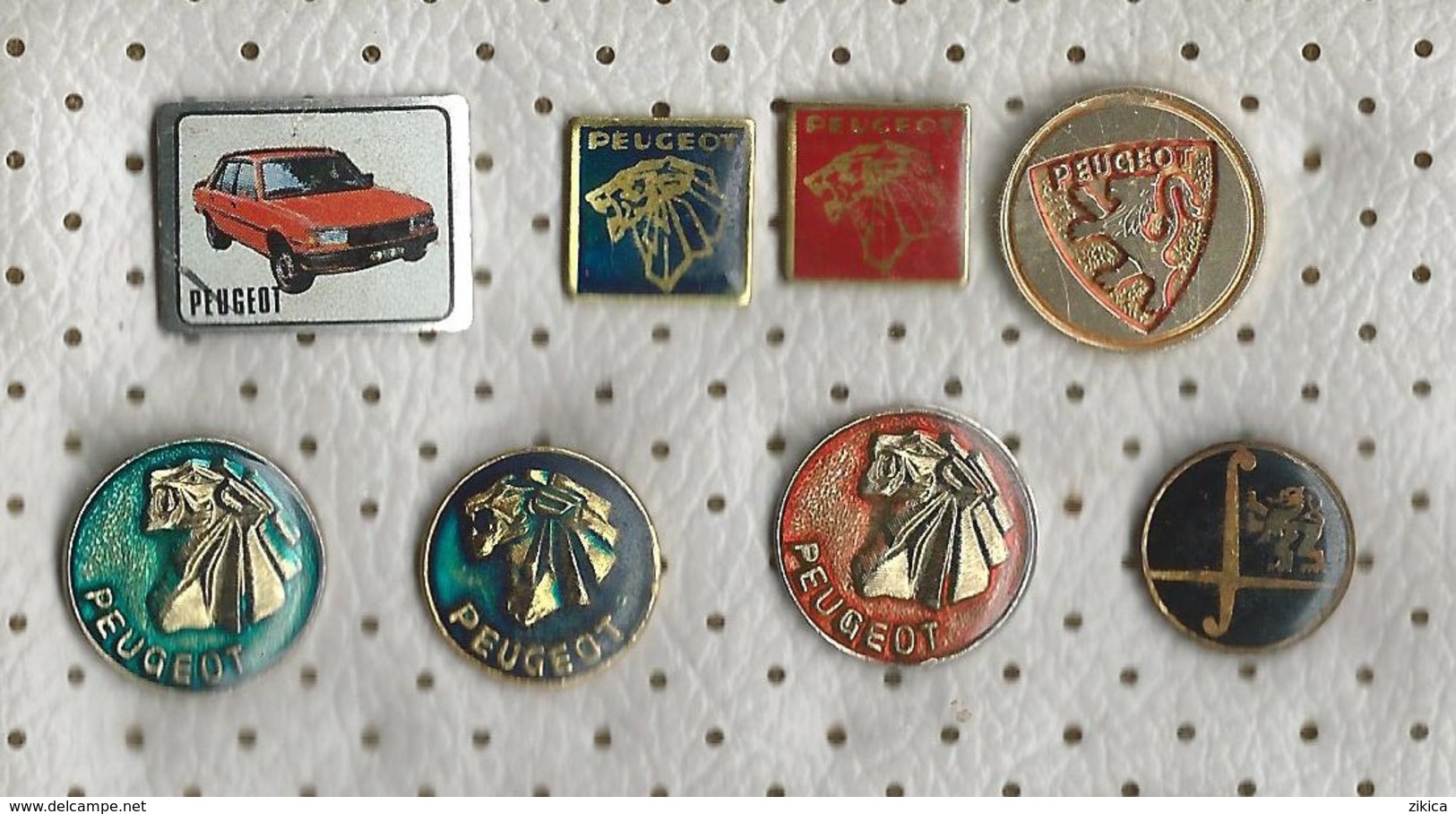 LOT 8 Pins PEUGEOT,Cars.Lion - Peugeot