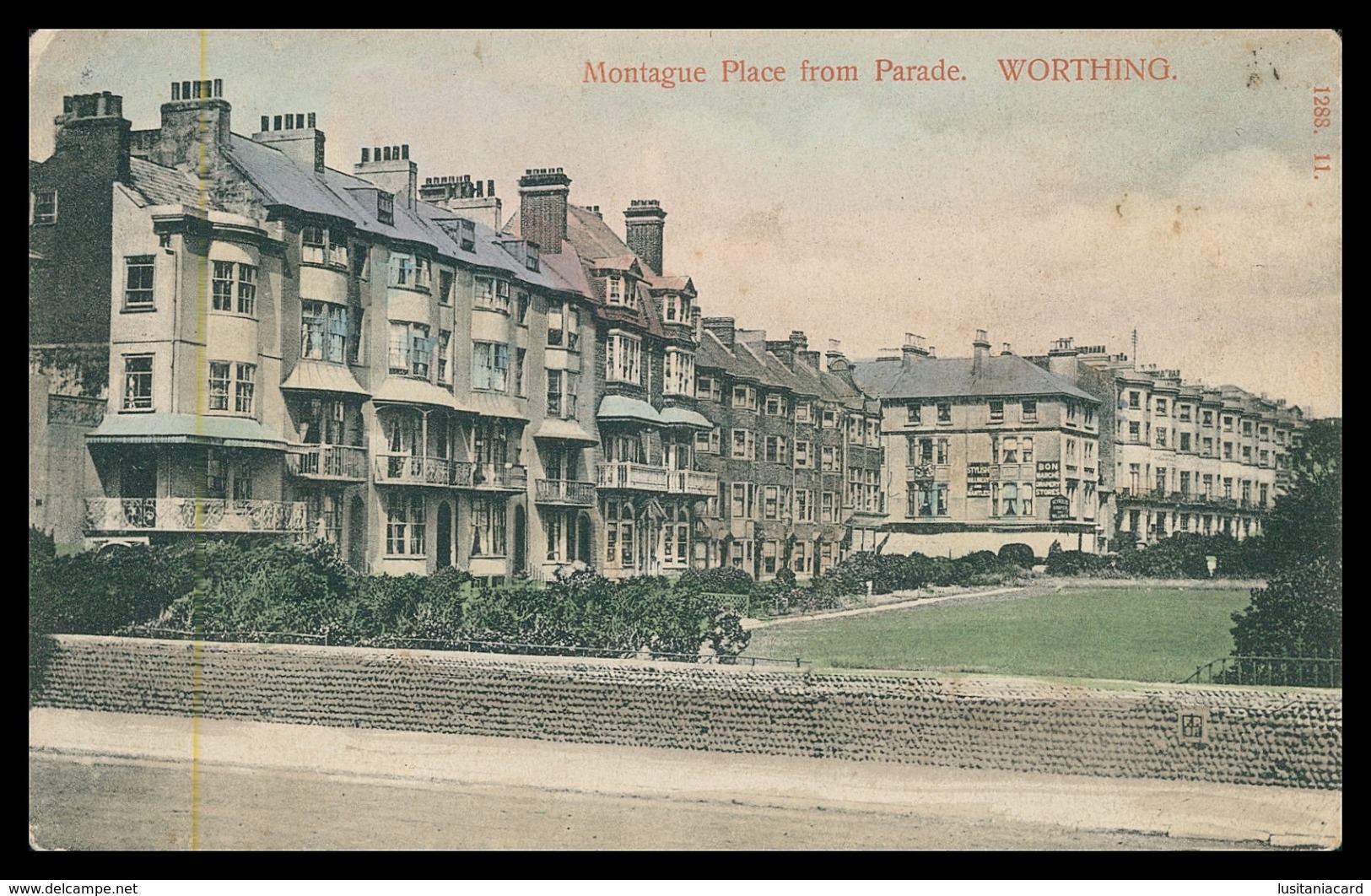 ENGLAND -SUSSEX - WORTHING- Montague Place .carte Postale - Worthing