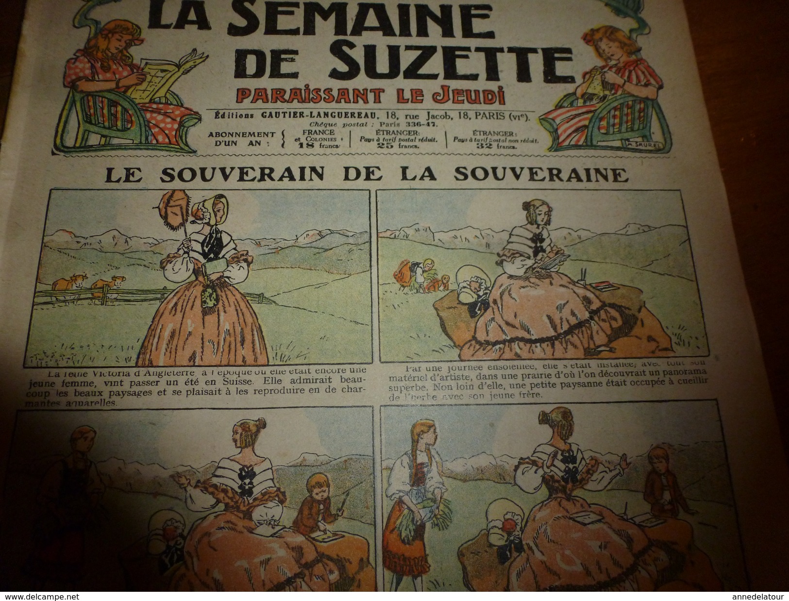 1931 LSDS  Bécassine Fait Du Scoutisme  (Bécassine Se Fache Contre Les Scouts Louveteaux; La Reine VICTORIA ; Etc - La Semaine De Suzette