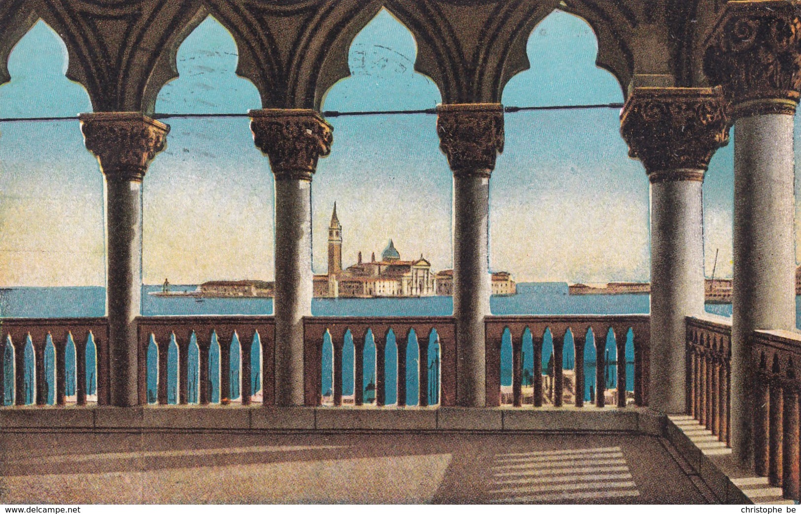 Venezia, Isola S Giorgio Dalla Loggia Del Palazzo Ducale (31963) - Venezia (Venedig)