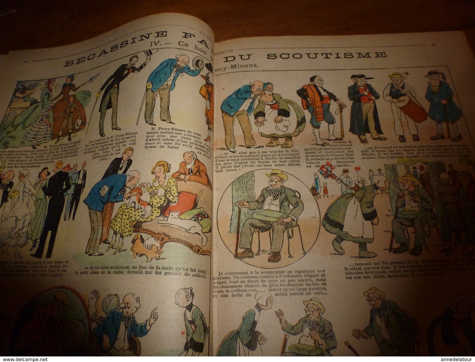 1931 LSDS  Bécassine Fait Du Scoutisme  (Ce Bon Mr Proey-Minans ); NOËl à L'étable ;  Etc - La Semaine De Suzette