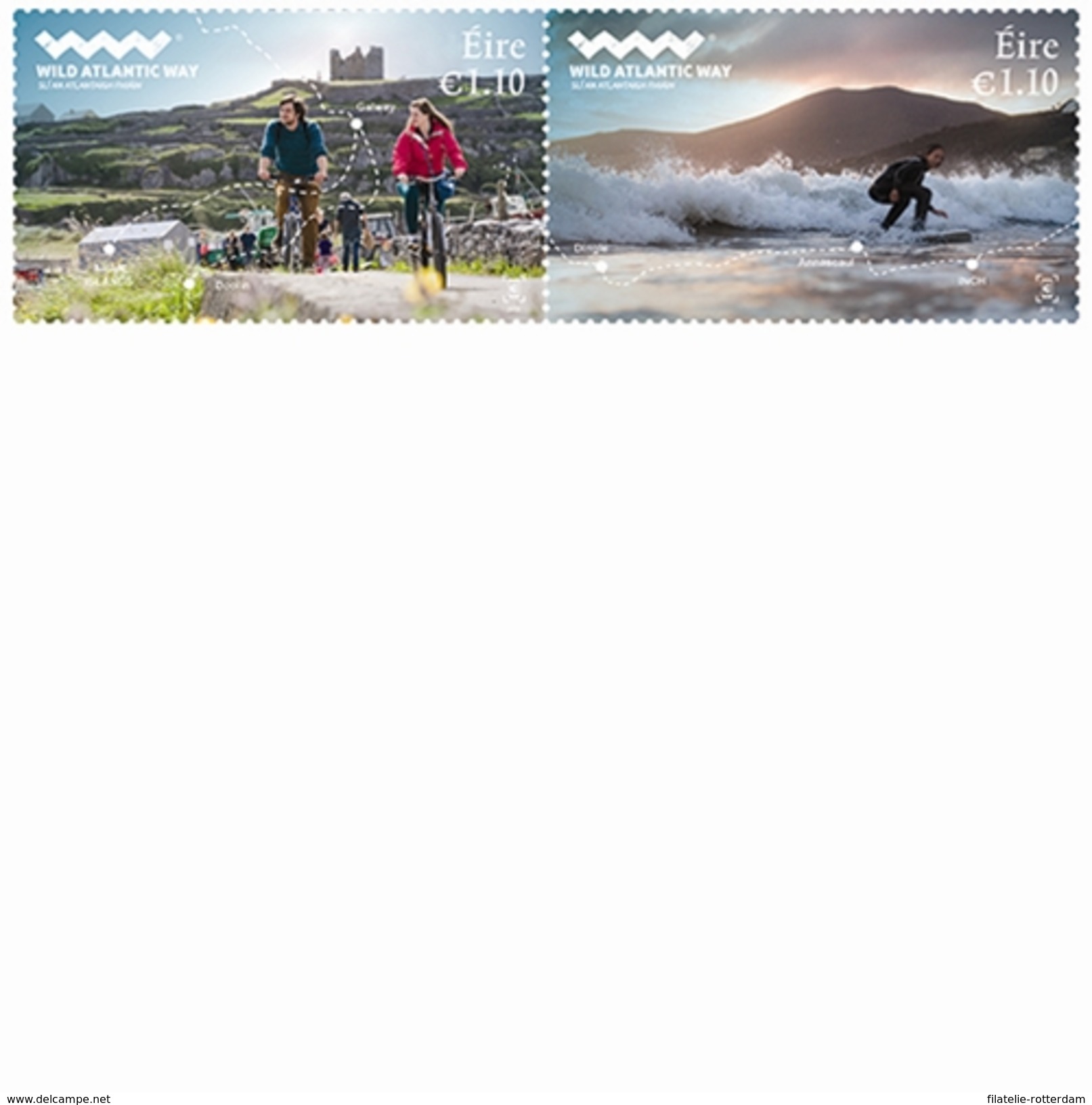 Ierland / Ireland - Postfris / MNH - Complete Set Wild Atlantic Ways 2016 - Neufs