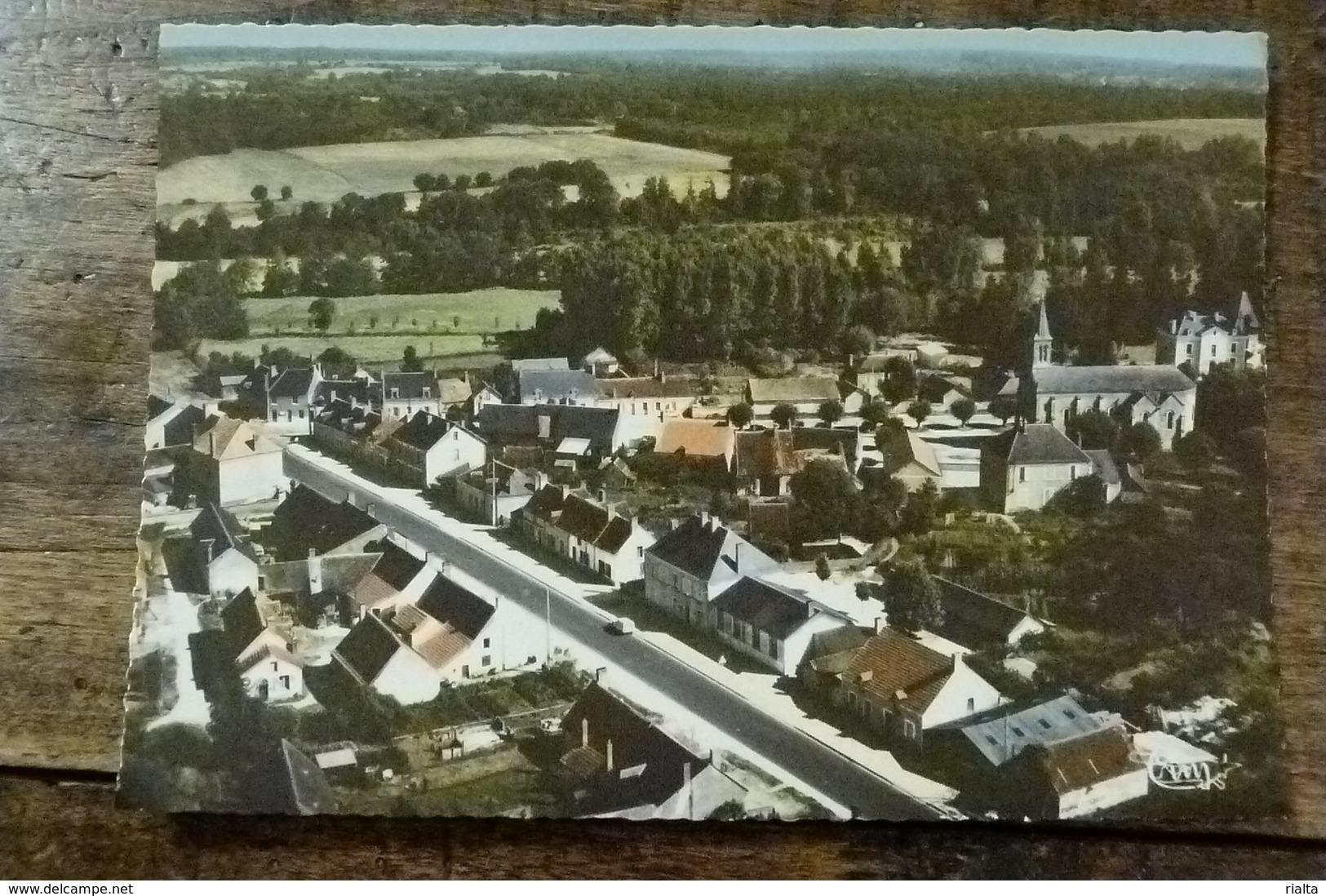 18, VIGNOUX SUR BARANGEON, VUE AERIENNE, NATIONALE 76 - Autres & Non Classés