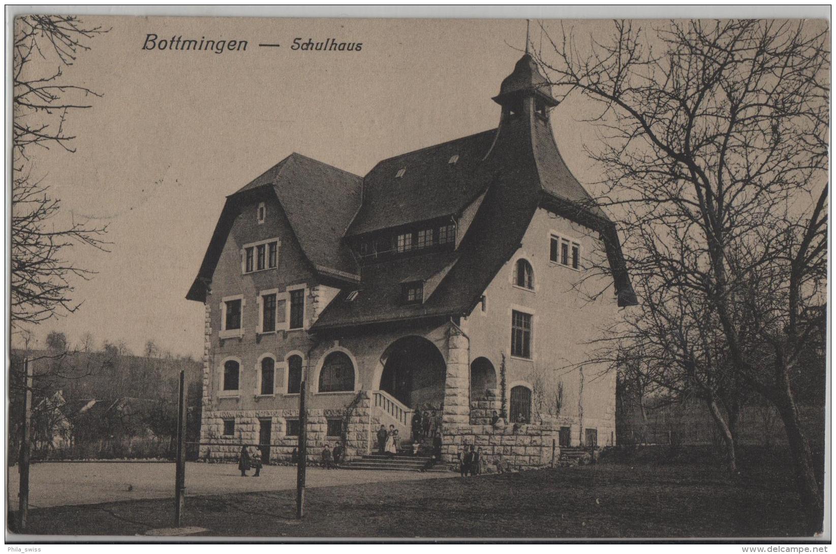 Bottmingen - Schulhaus - Photo: H. Speiser No. 2342 - Bottmingen