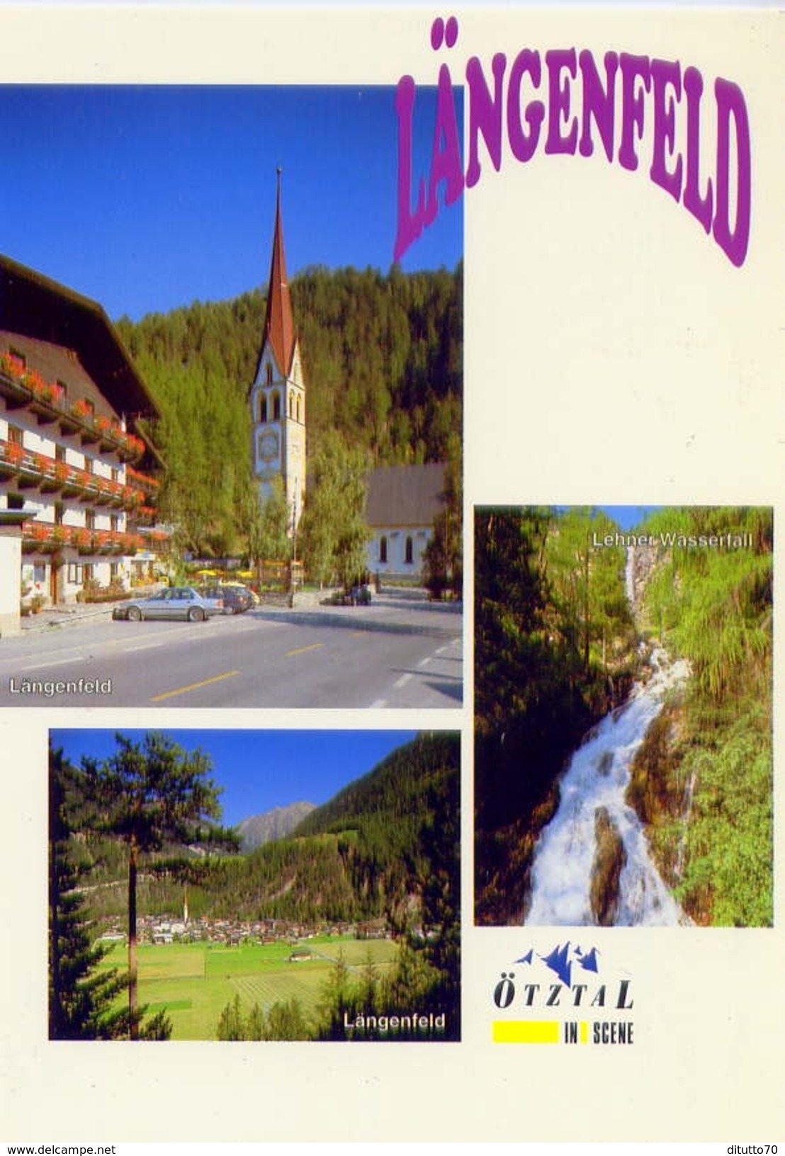 Langenfeld - Oetztal - Tirol - 4-50 - Formato Grande Non Viaggiata - E - Längenfeld