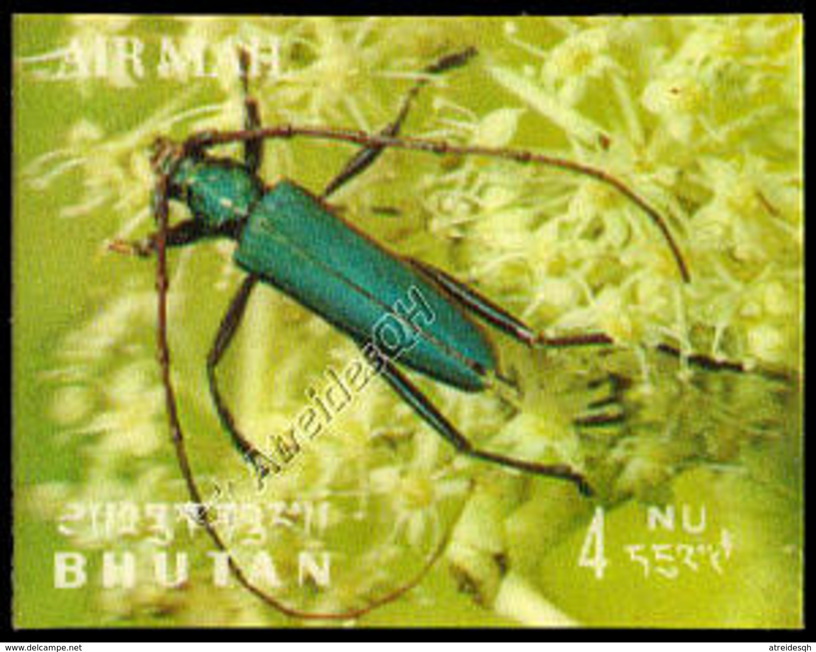 Bhutan 1969: Cerambice / Longhorn Beetle ** - Altri & Non Classificati